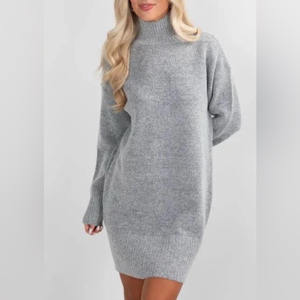 Zenana  Gray Sweater Dress 🆕
